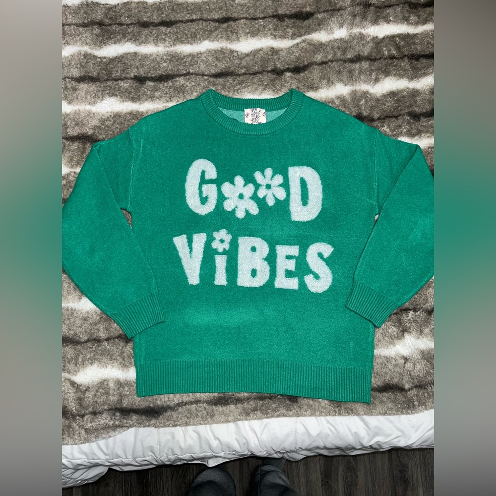 good vibes sweater